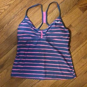 Worn-Nike size 10 tank-kini top